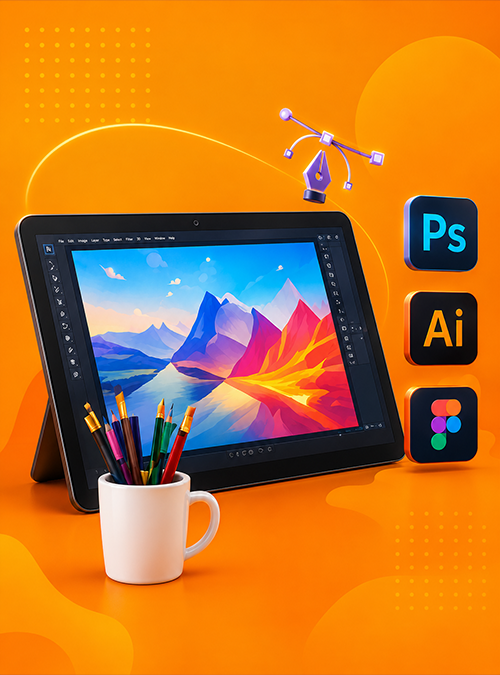 Web & Graphic Designing Course with AI certificate